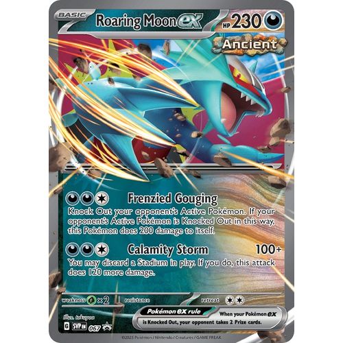 Roaring Moon ex - 067 (067) (SV: Scarlet & Violet Promo Cards) - PokéBox Australia