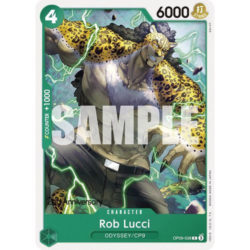 Rob Lucci (038) (OP09 - 038) [Emperors in the New World: 2nd Anniversary Tournament Cards] - PokéBox Australia