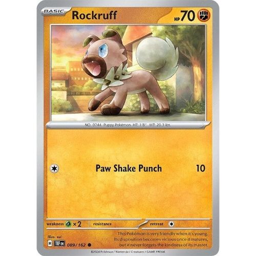 Rockruff (089/162) [SV05: Temporal Forces] - PokéBox Australia