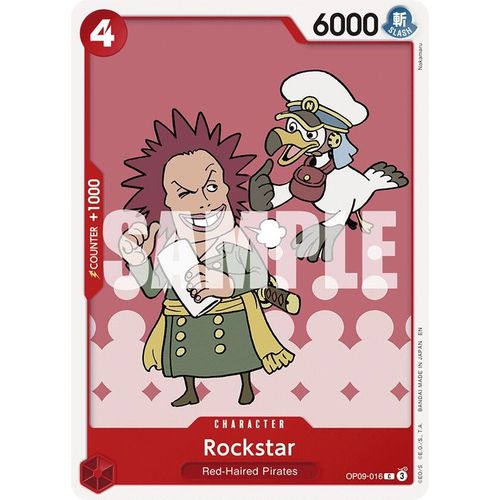Rockstar (Reprint) (OP09 - 016) [Starter Deck 23: RED Shanks] - PokéBox Australia