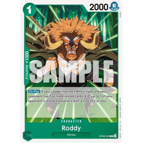 Roddy (OP08 - 033) [Two Legends] - PokéBox Australia