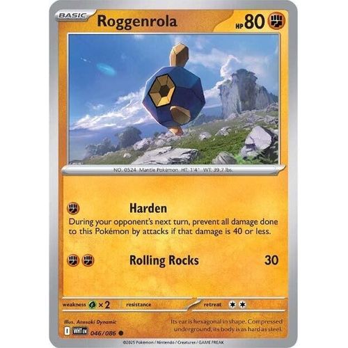 Roggenrola (046/086) (SV: White Flare) - PokéBox Australia
