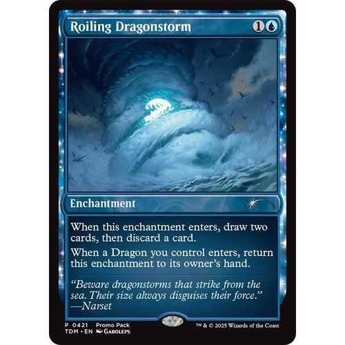 Roiling Dragonstorm (421) (Promo Pack: Tarkir: Dragonstorm) - PokéBox Australia