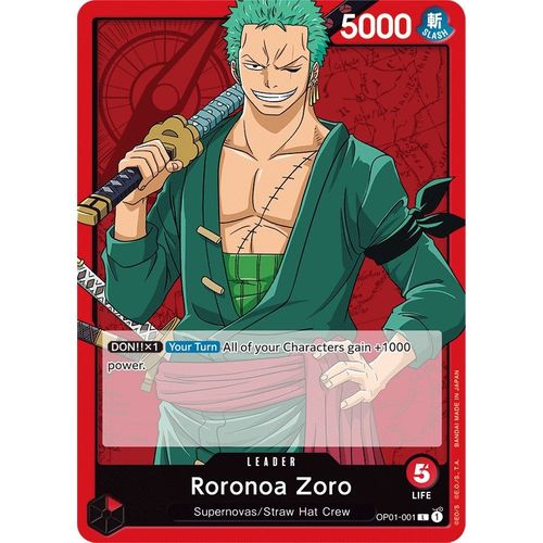 Roronoa Zoro (001) (OP01 - 001) [Romance Dawn] - PokéBox Australia