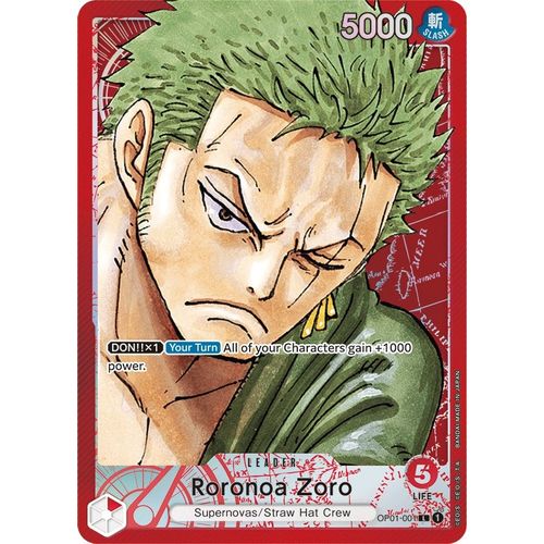 Roronoa Zoro (001) (Parallel) (OP01 - 001) [Romance Dawn] - PokéBox Australia