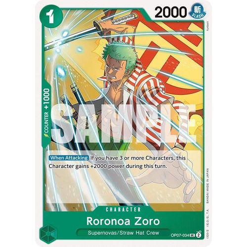 Roronoa Zoro (034) (OP07 - 034) [500 Years in the Future] - PokéBox Australia
