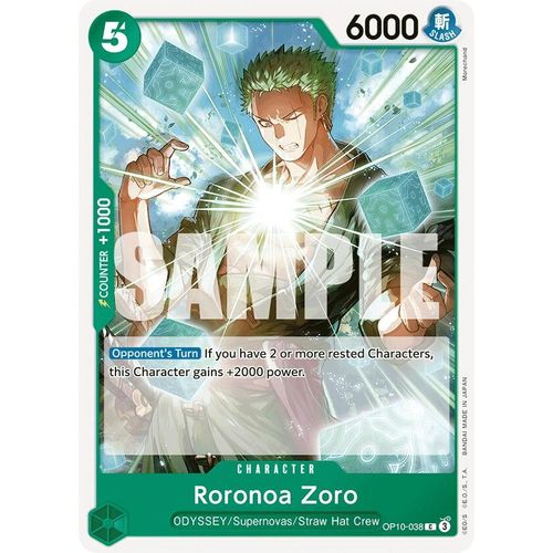Roronoa Zoro (038) (OP10 - 038) [Royal Blood] - PokéBox Australia