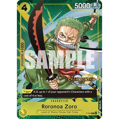 Roronoa Zoro (CS 2024 Event Pack) (P - 042) [One Piece Promotion Cards] - PokéBox Australia