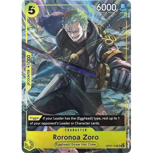 Roronoa Zoro (Illustration Box Vol.3) (OP07 - 113) (One Piece Promotion Cards) - PokéBox Australia