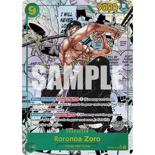 Roronoa Zoro (Manga) (OP06 - 118) [Premium Booster - The Best - ] - PokéBox Australia