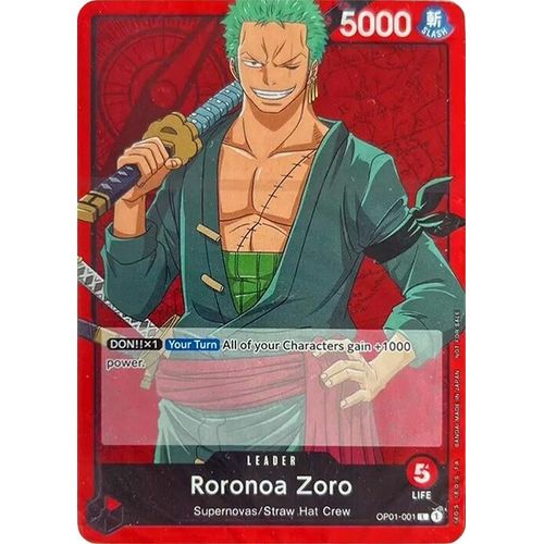 Roronoa Zoro (OP01 - 001) [One Piece Demo Deck Cards] - PokéBox Australia