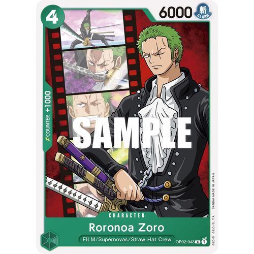 Roronoa Zoro (OP02 - 043) [Paramount War] - PokéBox Australia