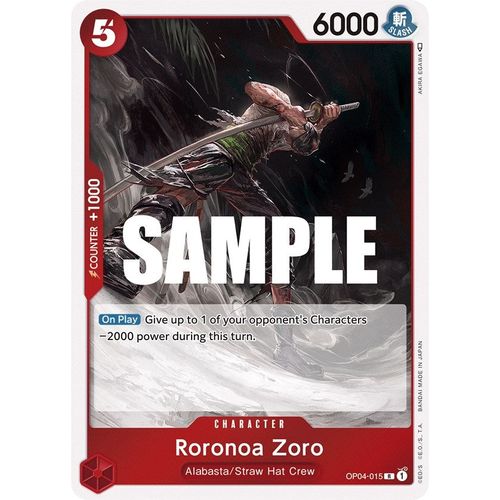 Roronoa Zoro (OP04 - 015) [Kingdoms of Intrigue] - PokéBox Australia