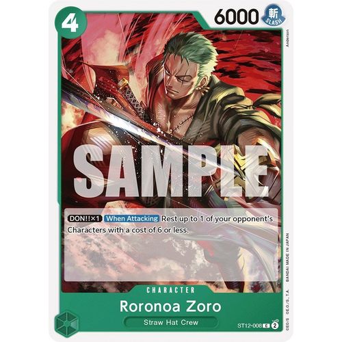 Roronoa Zoro (ST12 - 008) [Starter Deck 12: Zoro and Sanji] - PokéBox Australia
