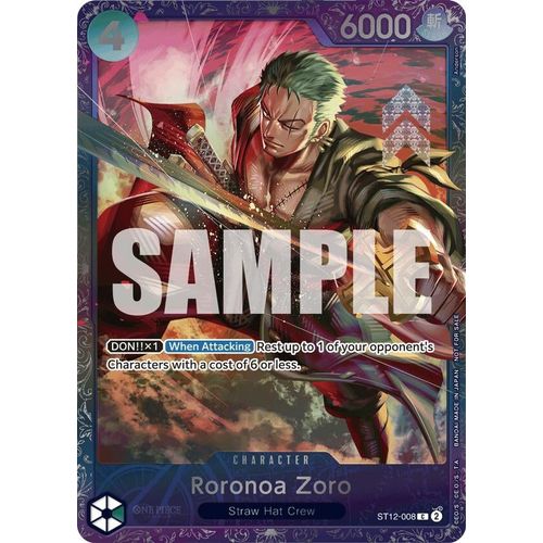 Roronoa Zoro (Treasure Cup 2024) (ST12 - 008) [One Piece Promotion Cards] - PokéBox Australia