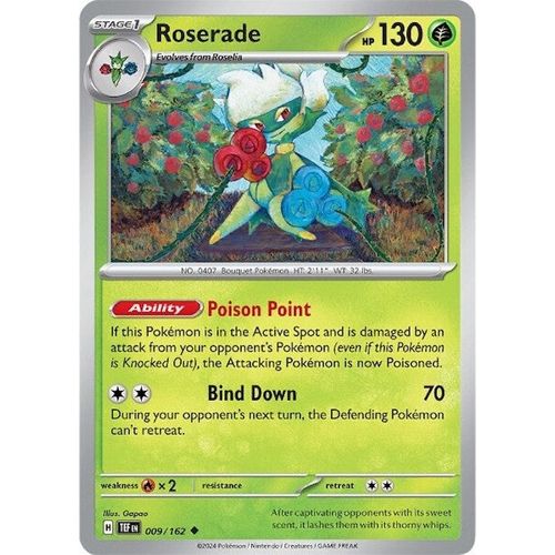 Roserade (009/162) [SV05: Temporal Forces] - PokéBox Australia