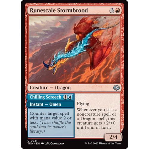 Runescale Stormbrood (221) (Tarkir: Dragonstorm) - PokéBox Australia
