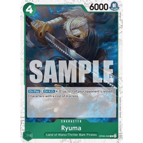 Ryuma (Jolly Roger Foil) (OP06 - 036) [Premium Booster - The Best - ] - PokéBox Australia
