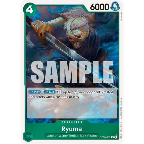 Ryuma (OP06 - 036) [Wings of the Captain] - PokéBox Australia