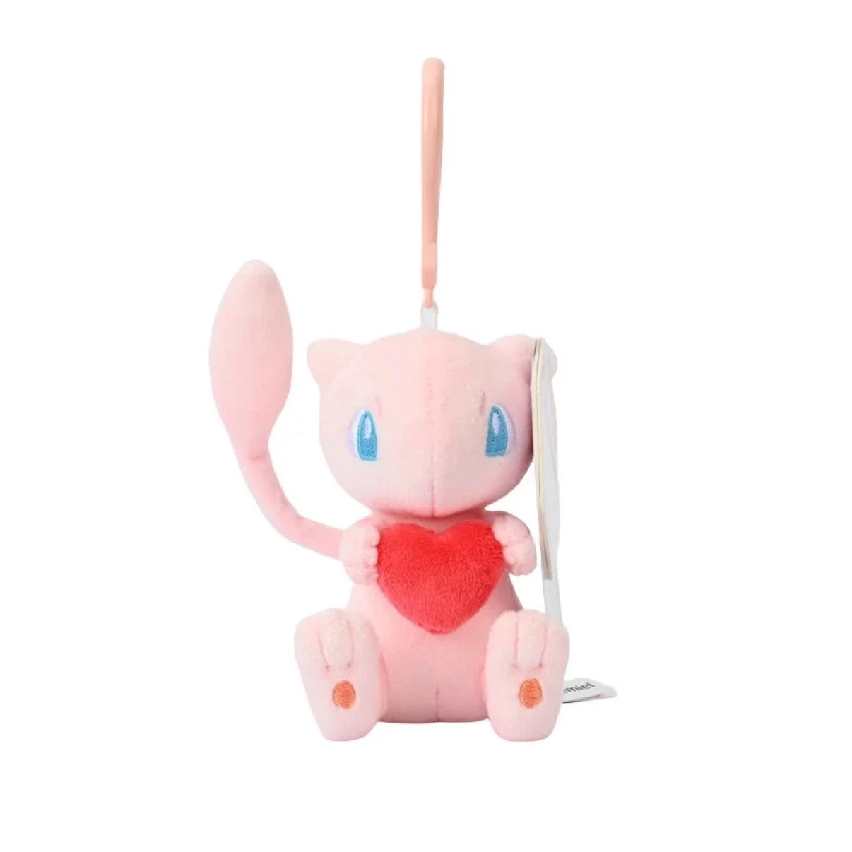 Pokemon: Mew Heart Plush Pendant/Keychain - PokéBox Australia