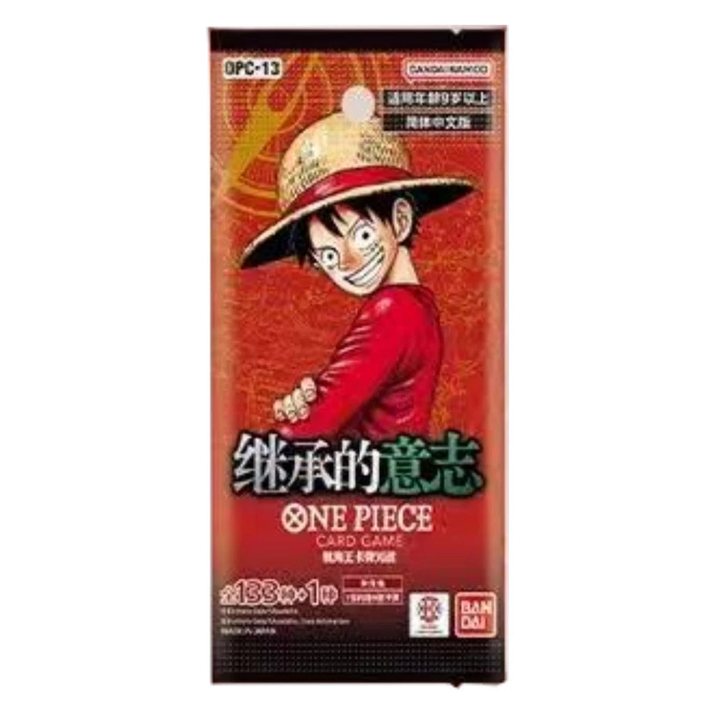 One Piece Card Game: OPC-13 Carrying On His Will Jumbo Booster Box (S-Chinese) - PokéBox Australia