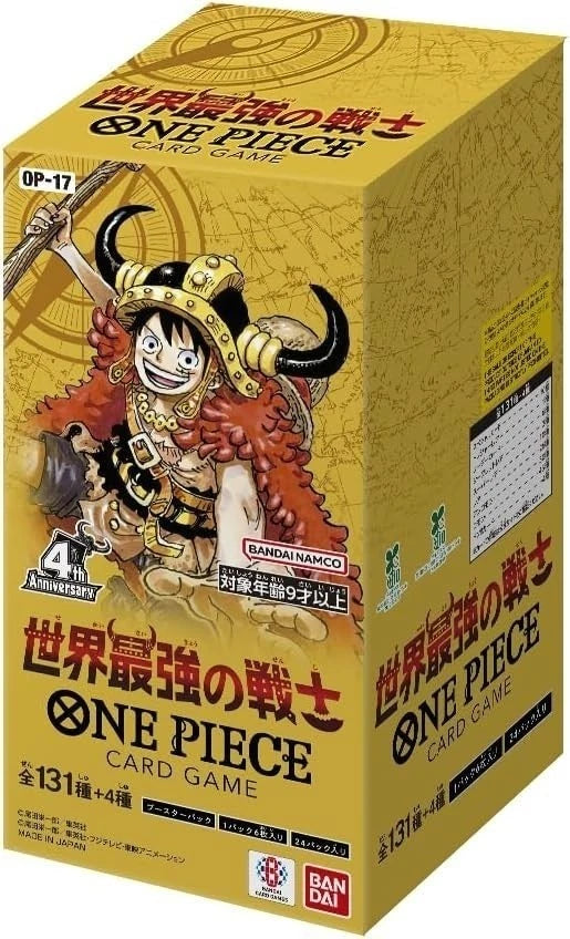 One Piece Card Game - OP-17: The Worlds Strongest Warriors SEALED CASE [Japanese]