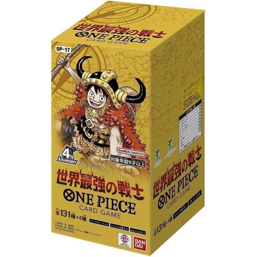 One Piece Card Game - OP-17: The Worlds Strongest Warriors Booster Box [Japanese] - PokéBox Australia