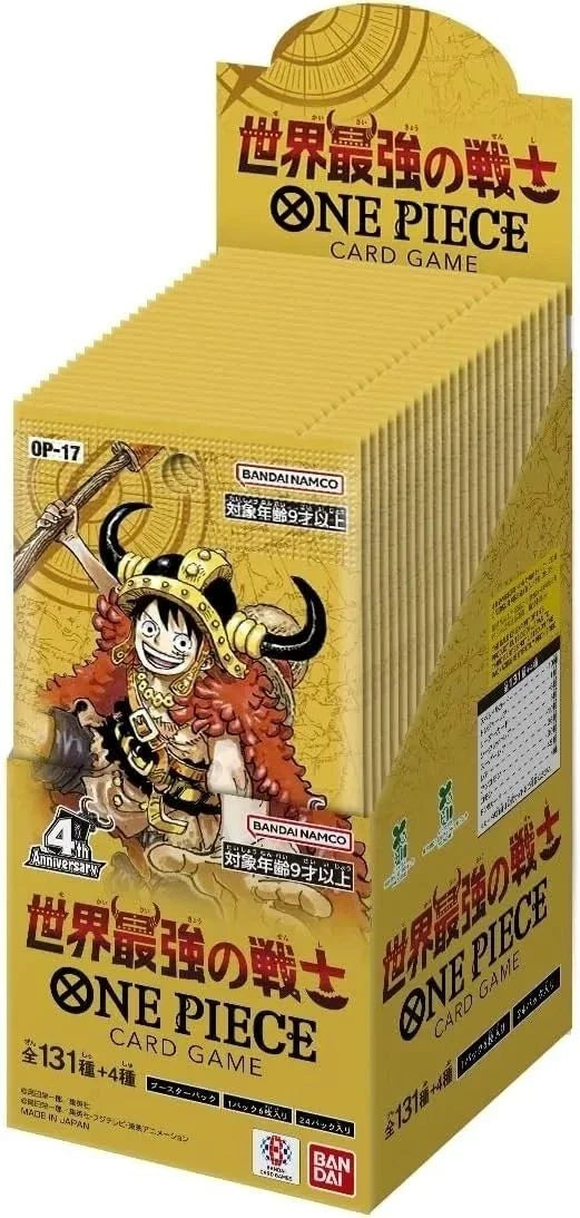 One Piece Card Game - OP-17: The Worlds Strongest Warriors Booster Box [Japanese] - PokéBox Australia
