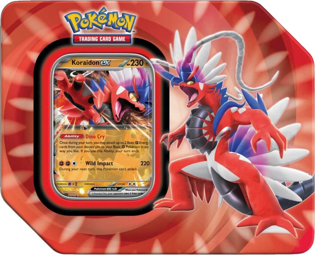 POKÉMON TCG: Paldea Legends Tin (Large - Assorted) - PokéBox Australia