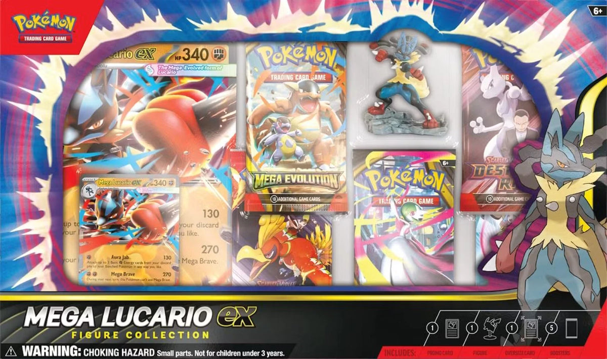 Pokémon TCG: Mega Lucario ex Figure Collection Box - PokéBox Australia