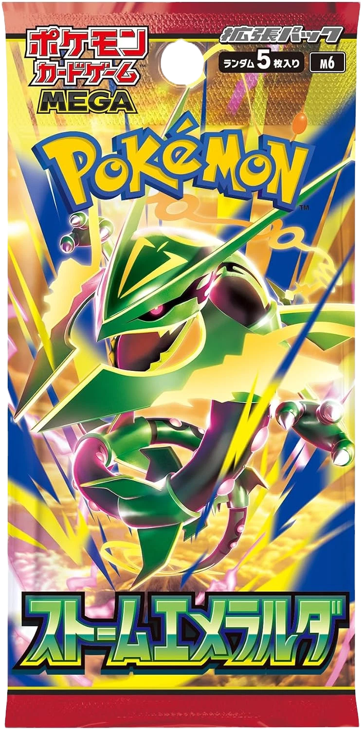 MEGA Storm Emeralda M6 Booster Pack - Japanese Pokémon TCG