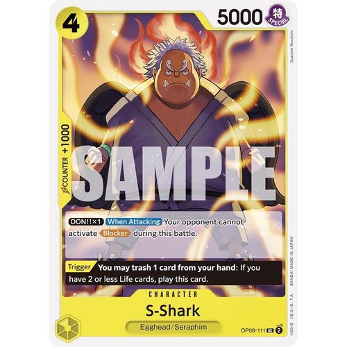 S - Shark (OP08 - 111) [Two Legends] - PokéBox Australia