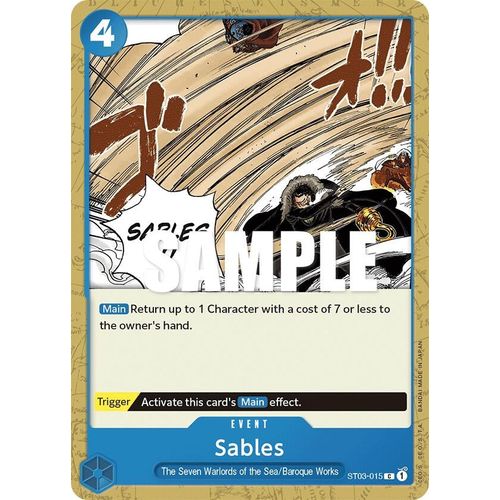 Sables (ST03 - 015) [Starter Deck 3: The Seven Warlords of The Sea] - PokéBox Australia