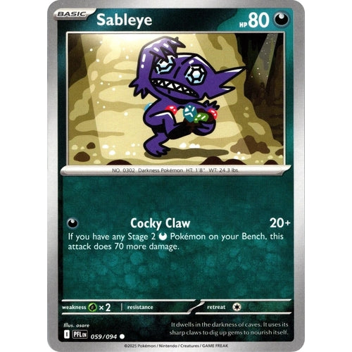 Sableye (059/094) (ME02: Phantasmal Flames) - PokéBox Australia