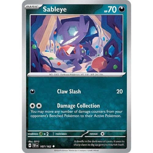 Sableye (107/162) [SV05: Temporal Forces] - PokéBox Australia