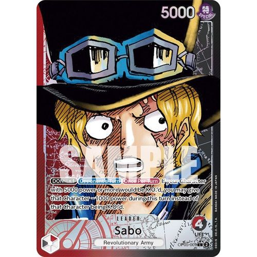 Sabo (001) (Alternate Art) (OP05 - 001) [Awakening of the New Era] - PokéBox Australia