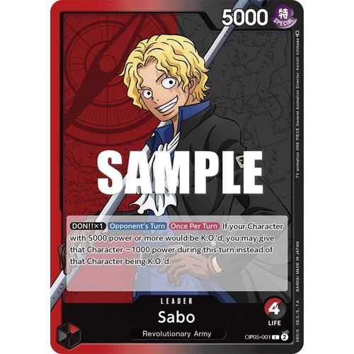 Sabo (001) (OP05 - 001) [Awakening of the New Era] - PokéBox Australia