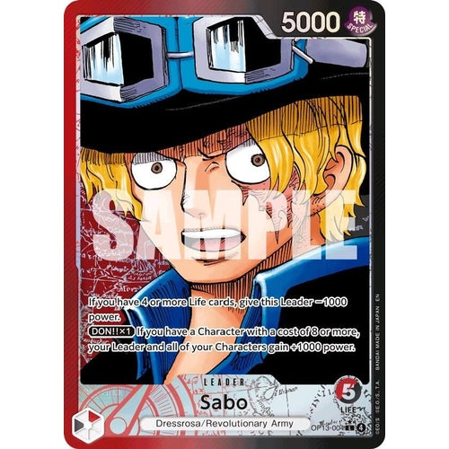 Sabo (004) (Alternate Art) (OP13 - 004) (Carrying On His Will) - PokéBox Australia