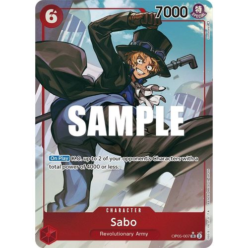 Sabo (007) (Alternate Art) (OP05 - 007) [Awakening of the New Era] - PokéBox Australia