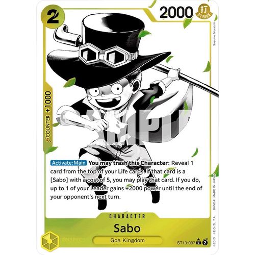 Sabo (007) (Parallel) (ST13 - 007) [Ultra Deck: The Three Brothers] - PokéBox Australia