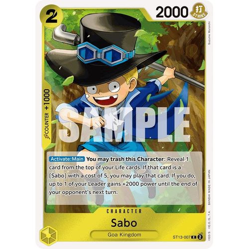Sabo (007) (ST13 - 007) [Ultra Deck: The Three Brothers] - PokéBox Australia