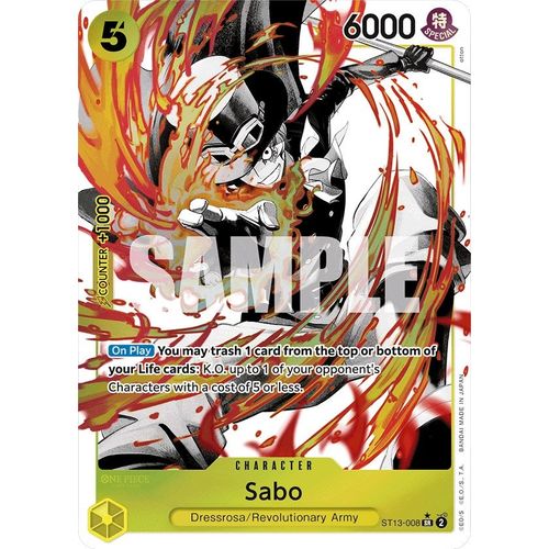 Sabo (008) (Parallel) (ST13 - 008) [Ultra Deck: The Three Brothers] - PokéBox Australia
