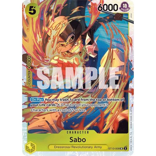 Sabo (008) (ST13 - 008) [Ultra Deck: The Three Brothers] - PokéBox Australia