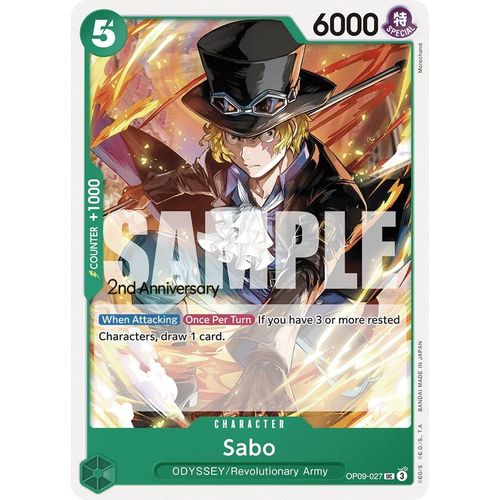 Sabo (027) (OP09 - 027) [Emperors in the New World: 2nd Anniversary Tournament Cards] - PokéBox Australia