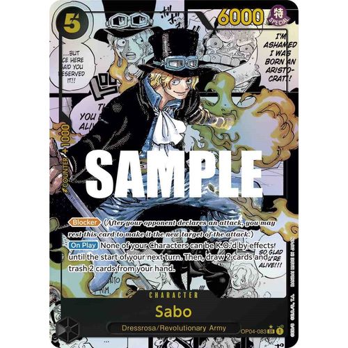 Sabo (Alternate Art) (Manga) (OP04 - 083) [Kingdoms of Intrigue] - PokéBox Australia