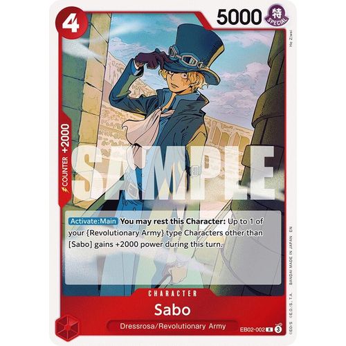Sabo (EB02 - 002) (Extra Booster: Anime 25th Collection) - PokéBox Australia