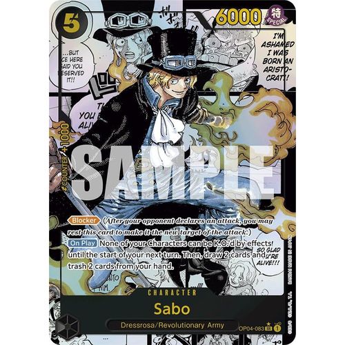 Sabo (OP04 - 083) (Manga) (OP04 - 083) [Premium Booster - The Best - ] - PokéBox Australia