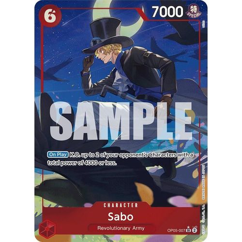 Sabo (OP05 - 007) (Alternate Art) (OP05 - 007) [Premium Booster - The Best - ] - PokéBox Australia