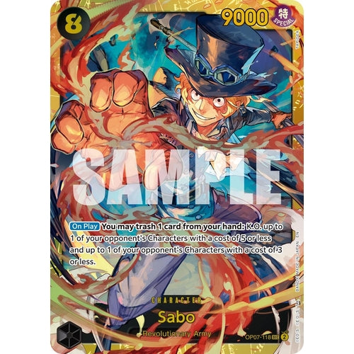 Sabo - OP07 - 118 (Reprint) (OP07 - 118) (Premium Booster - The Best - Vol. 2) - PokéBox Australia