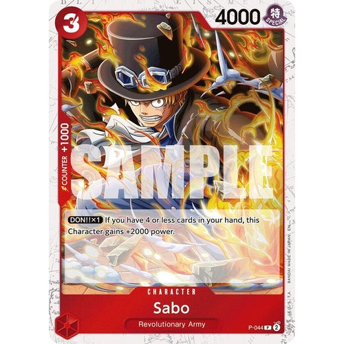 Sabo - P - 044 (Pirate Foil) (P - 044) (Premium Booster - The Best - Vol. 2) - PokéBox Australia